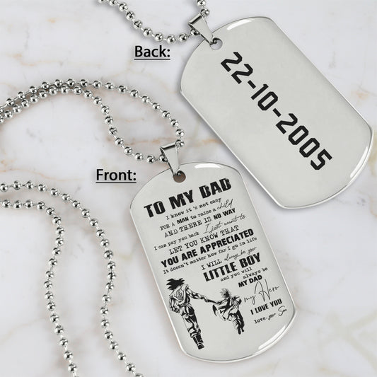 G2 - To My Dad - Son- Dog Tag - Viking - Father's day
