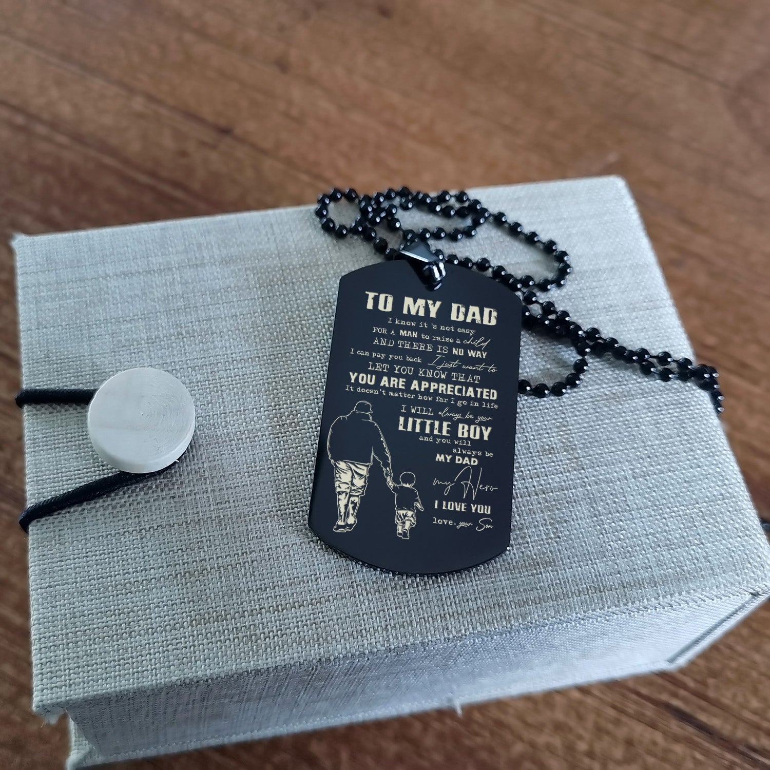 G2 - To My Dad - Son- Dog Tag - Viking - Father's day