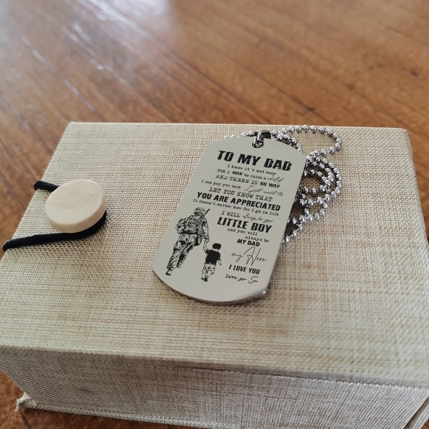 G2 - To My Dad - Son- Dog Tag - Viking - Father's day