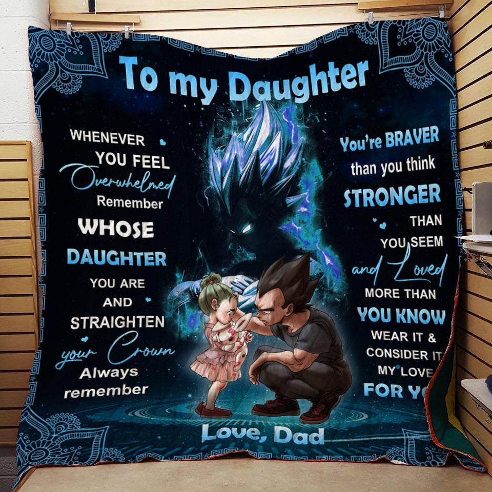 (BL3) TO MY DAUGHTER YOU ARE STRONGER THAN YOU BILIEVE-BLANKET