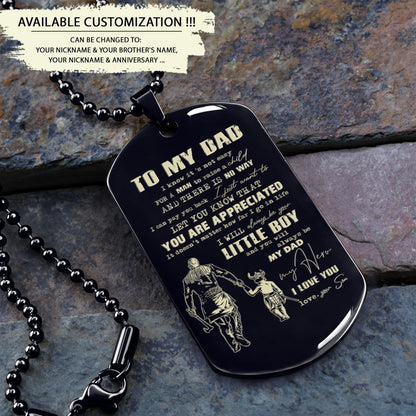 G2 - To My Dad - Son- Dog Tag  - Viking - Father's day