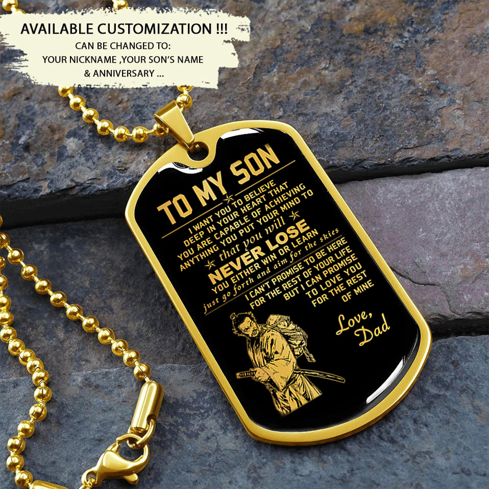 TM5 Call on me Brother - Dragon ball Goku Vegeta - Soldier - Engraved Dog Tag 18K Dog Tag Necklace gold all style
