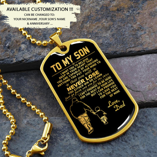 TM5 Call on me Brother - Dragon ball Goku Vegeta - Soldier - Engraved Dog Tag 18K Dog Tag Necklace gold all style