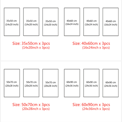 Dragon Ball - 3 Pieces Wall Art - Vegetto - Printed Wall Pictures Home Decor - Dragon Ball Poster - Dragon Ball Canvas