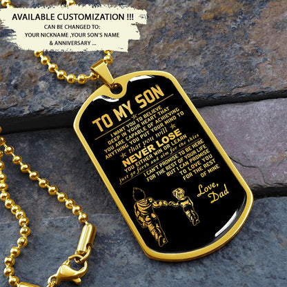 TM5 Call on me Brother - Dragon ball Goku Vegeta - Soldier - Engraved Dog Tag 18K Dog Tag Necklace gold all style