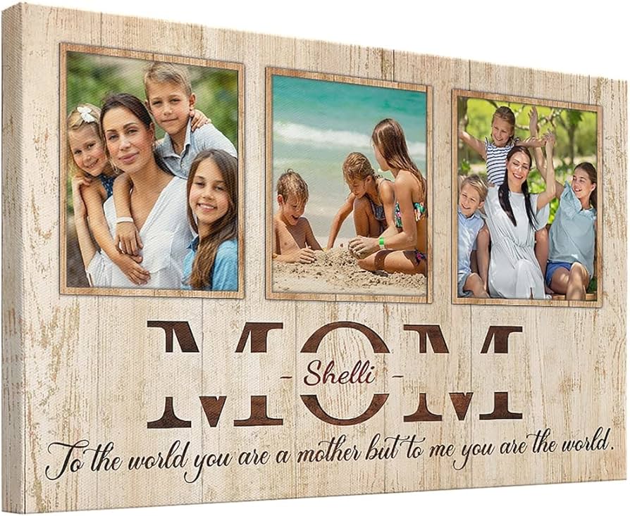 (M32) MOM-TO THE WORLD YOU ARE A MOTHER BUT TO ME YOU ARE THE WORLD- CANVAS POSTER (Copy)