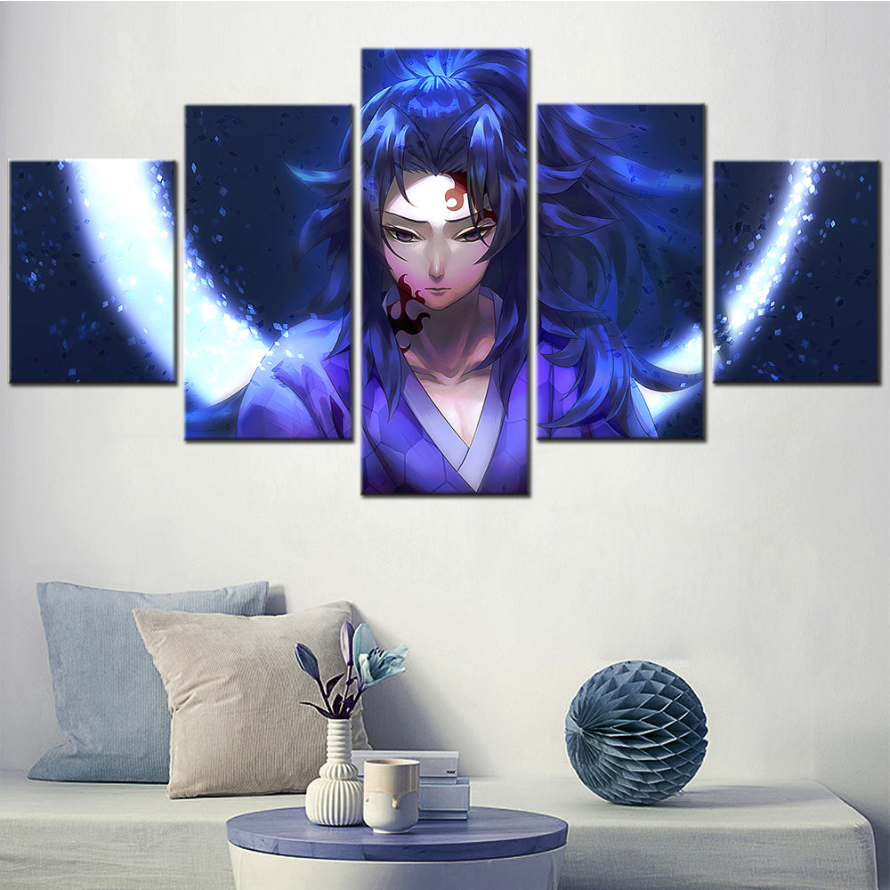 Demon Slayer - Kimetsu no Yaiba - 5 Pieces Wall Art - Tanjiro Kamado - Demon Slayer Poster - Demon Slayer Wall Art