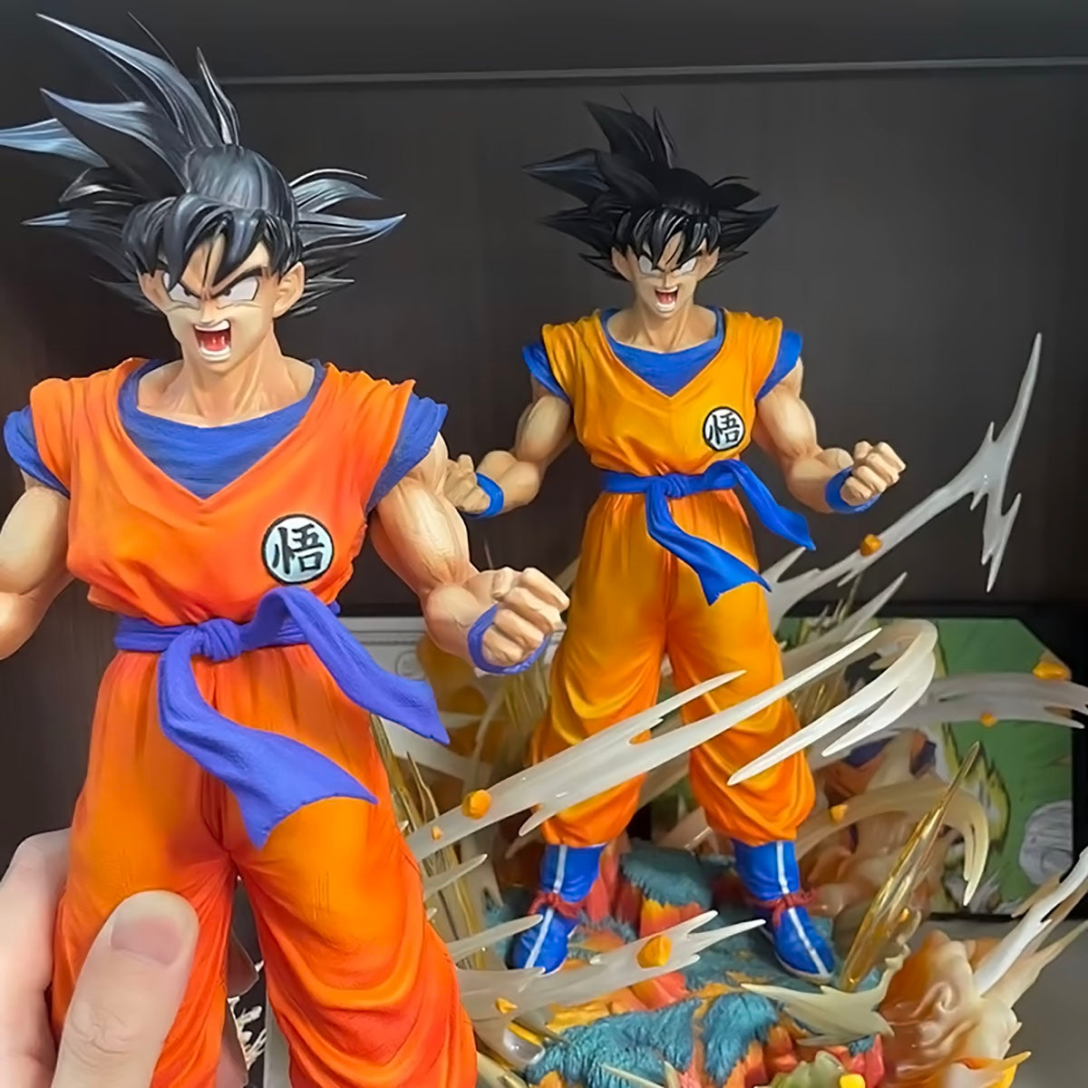 Dragon Ball - DRT008 - Anime Dragon Ball Z Son Goku Super Saiyan Figure Action Figure Model Desktop Ornaments Collectibles Models Anime Toys Gifts
