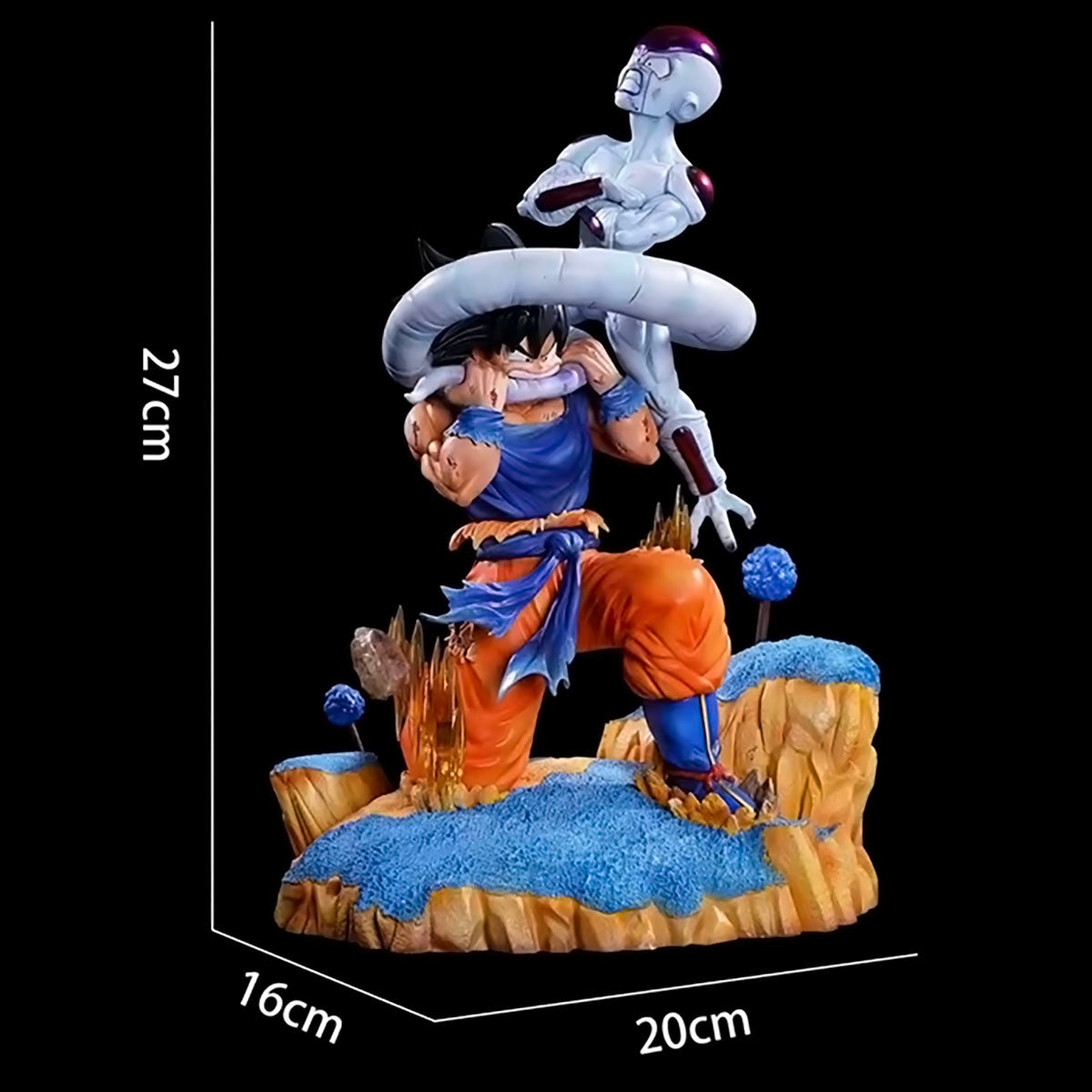 Dragon Ball - DRT010 - Bandai Dragon Ball Son Goku PVC Animation Figure Showdown with Frieza Super Saiyan Statue Toys Gifts