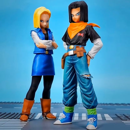 Dragon Ball - DRT012 - Anime Dragon Ball Z Android 17 Figure Android 18 PVC Action Figures Collection Model Toys Gifts