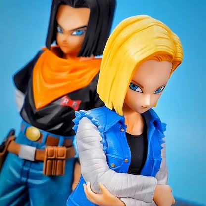 Dragon Ball - DRT012 - Anime Dragon Ball Z Android 17 Figure Android 18 PVC Action Figures Collection Model Toys Gifts