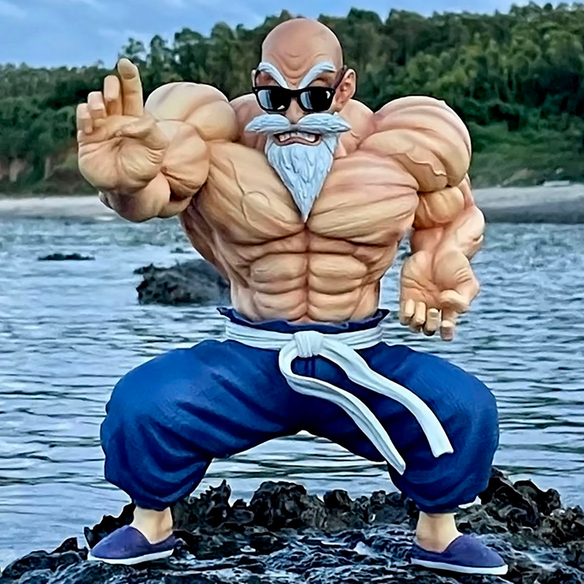 Dragon Ball - DRT013 - Master Roshi Kame Sennin Action Figure Toys Anime DBZ Figuras 25cm Manga Figurine Collection Model Ornaments Gift