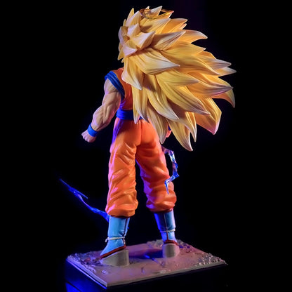 Dragon Ball - DRT017 - Anime Dragon Ball Z Figure SSJ3 Goku Figure PVC Super Saiyan 3 Goku Collectible Model Toys Gifts