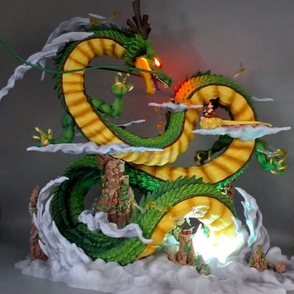 Dragon Ball - DRT041 - Anime Dragon Ball Z Figure Son Goku Wish Dragon Shenron Action Figure PVC Model Statue Collection Desktop Decoration Toys