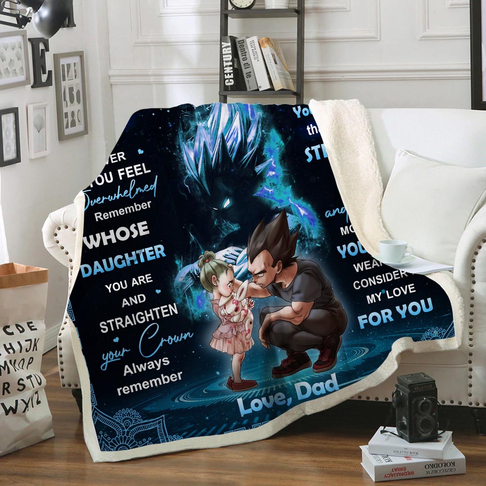 (BL3) TO MY DAUGHTER YOU ARE STRONGER THAN YOU BILIEVE-BLANKET