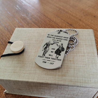 BR2 -Call on me Brother - Dragon ball - Goku - Vegeta- Soldier - Naruto - Engraved Dog Necklace All Style