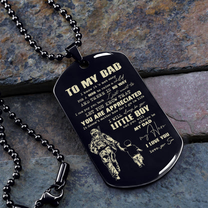 G2 - To My Dad - Son- Dog Tag  - Viking - Father's day