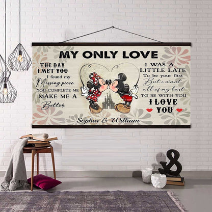 (T1) Carl & Ellie-UP (2009 film) - TO MY WIFE-THE DAY I MET YOU- I FOUND MISSING PEACE- CANVAS - POSTER