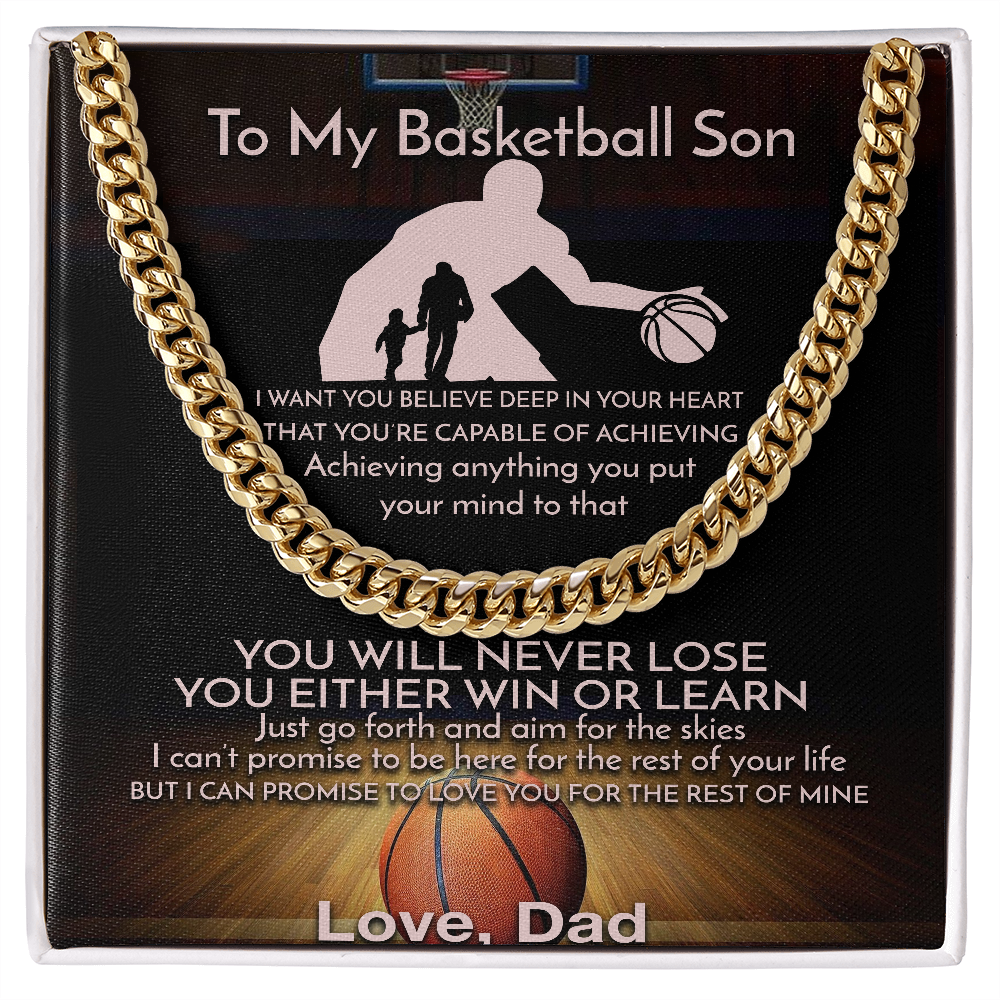 to my basketball son lhd