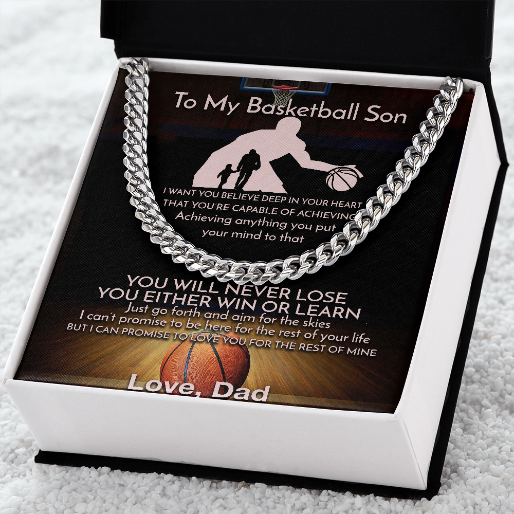 to my basketball son lhd